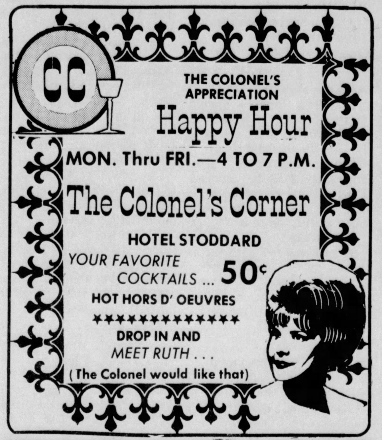 1974: The Colonel's Corner